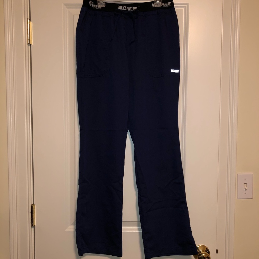 Navy Greys Anatomy Scrub Bottoms